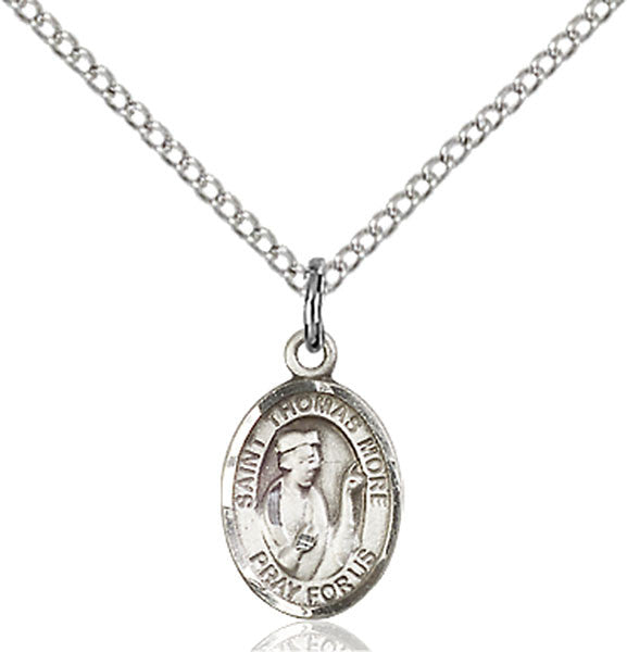 Sterling Silver St. Thomas More Pendant
