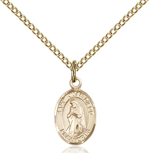 Gold Filled St. Juan Diego Pendant