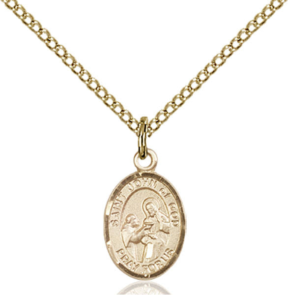 Gold Filled St. John of God Pendant