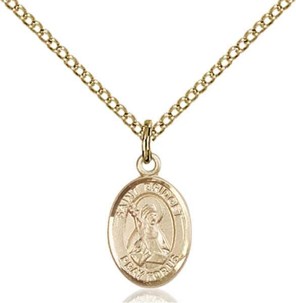 Gold Filled St. Bridget of Sweden Pendant