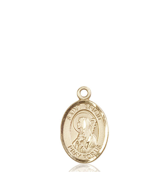 14kt Gold St. Brigid of Ireland Medal