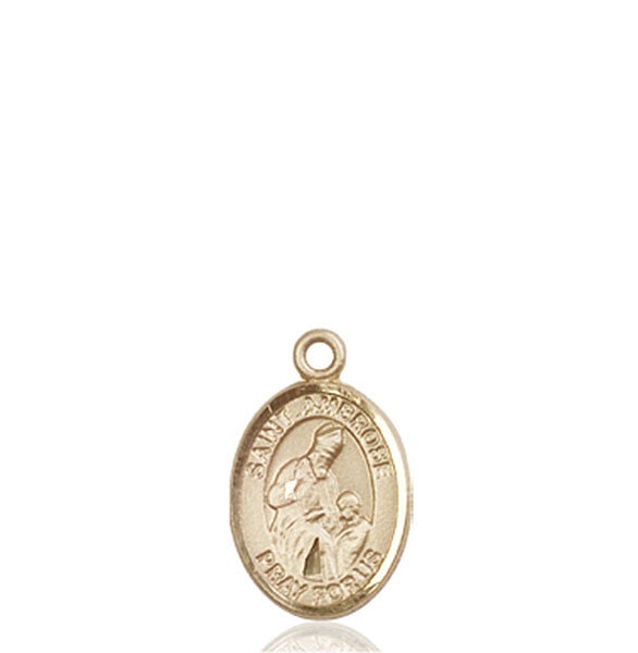 14kt Gold St. Ambrose Medal