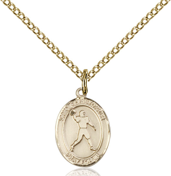 Gold Filled St. Christopher Pendant
