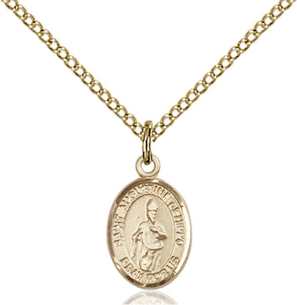 Gold Filled St. Augustine of Hippo Pendant