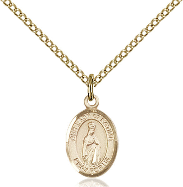 Gold Filled O/L of Fatima Pendant
