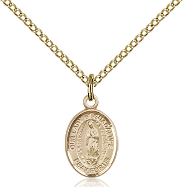 Gold Filled O/L of Guadalupe Pendant