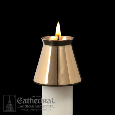 Brass Cathedral Style Follower | 1-1/16"