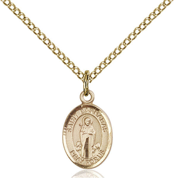 Gold Filled St. Barnabas Pendant