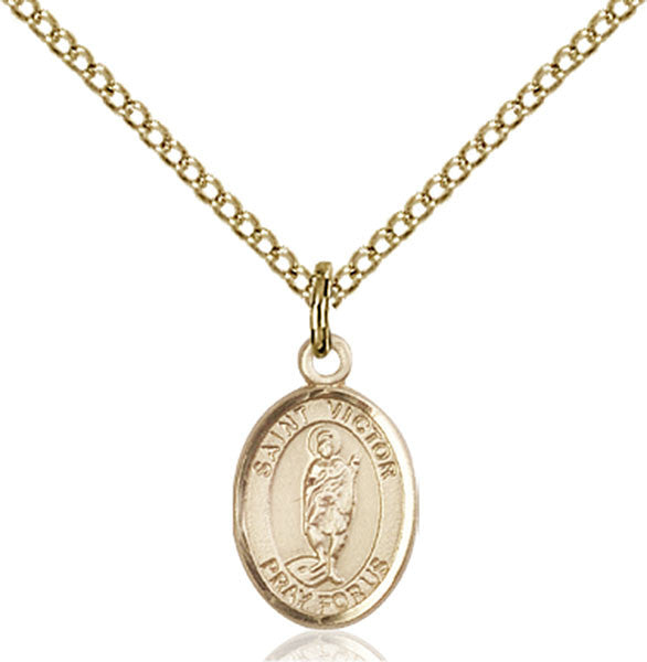 Gold Filled St. Victor of Marseilles Pendant