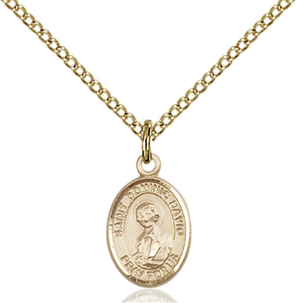 Gold Filled St. Dominic Savio Pendant