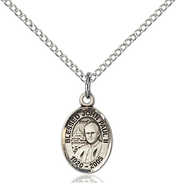Sterling Silver Pope John Paul II Pendant