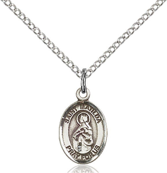 Sterling Silver St. Matilda Pendant