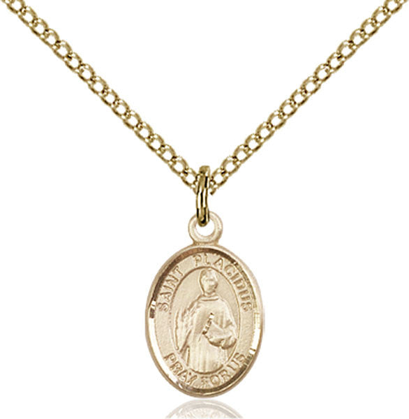 Gold Filled St. Placidus Pendant