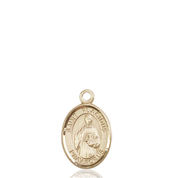 14kt Gold St. Placidus Medal
