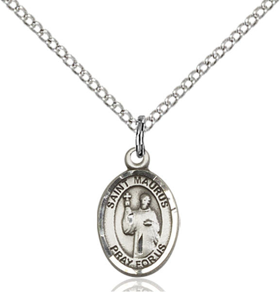 Sterling Silver St. Maurus Pendant