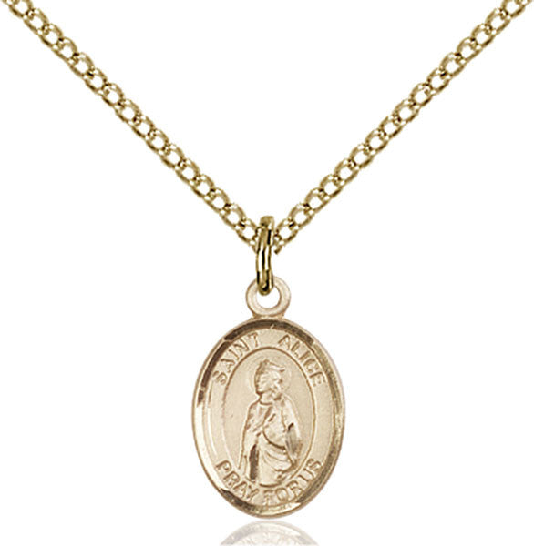 Gold Filled St. Alice Pendant