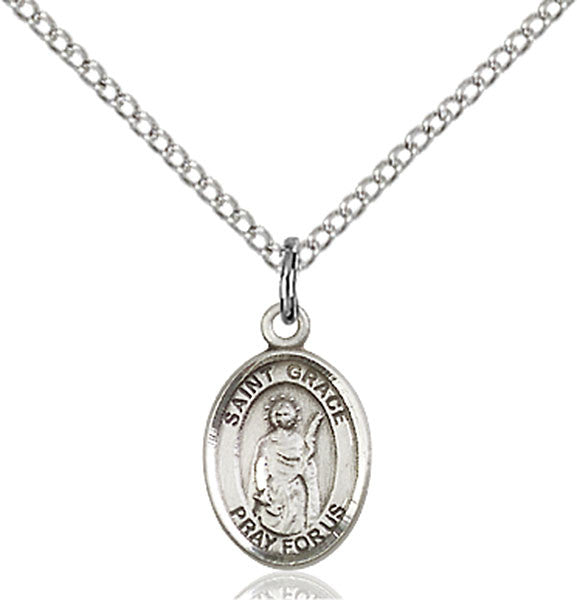 Sterling Silver St. Grace Pendant