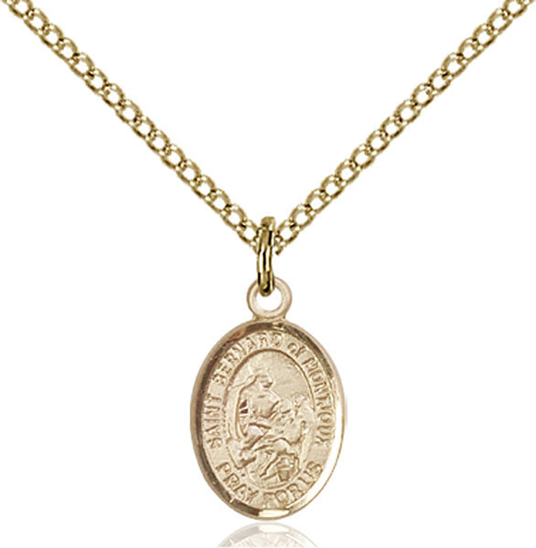 Gold Filled St. Bernard of Montjoux Pendant