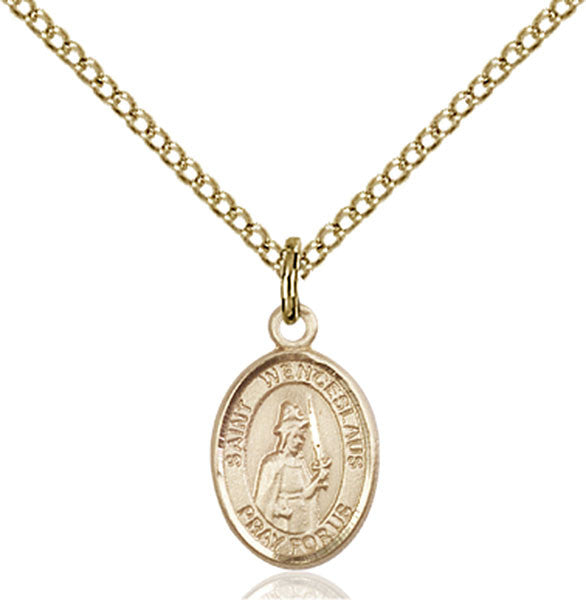 Gold Filled St. Wenceslaus Pendant