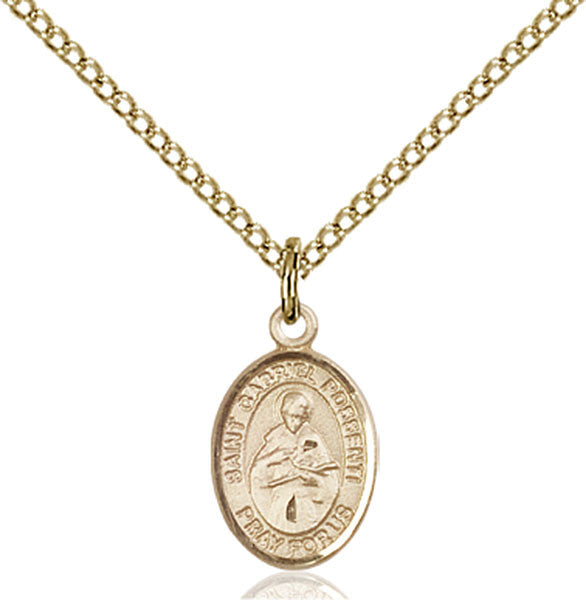 Gold Filled St. Gabriel Possenti Pendant