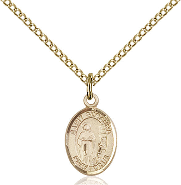 Gold Filled St. Susanna Pendant