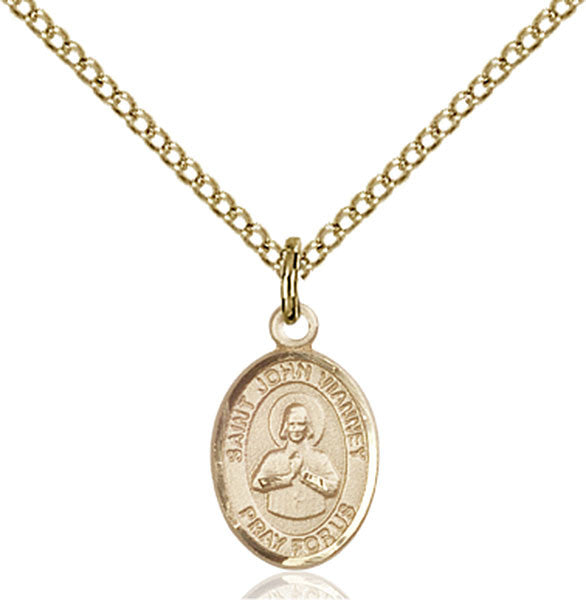 Gold Filled St. John Vianney Pendant