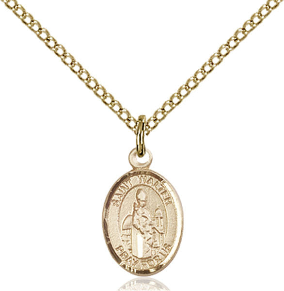 Gold Filled St. Walter of Pontnoise Pendant