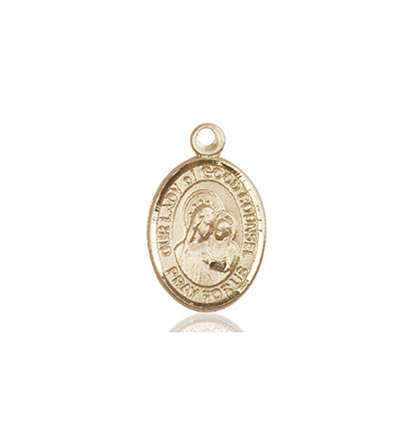 14kt Gold O/L of Good Counsel Medal