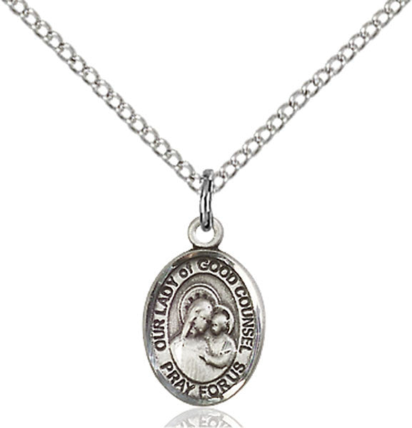 Sterling Silver O/L of Good Counsel Pendant