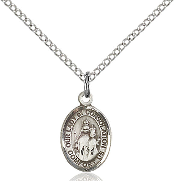 Sterling Silver O/L of Consolation Pendant