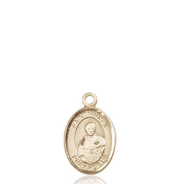 14kt Gold St. Pius X Medal