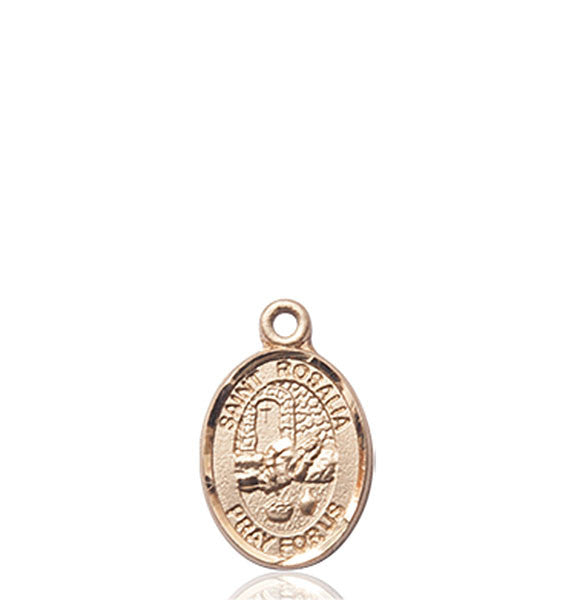 14kt Gold St. Rosalia Medal