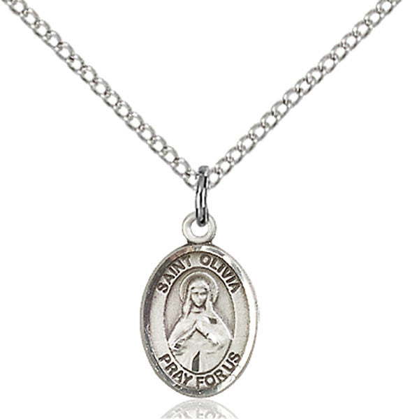 Sterling Silver St. Olivia Pendant