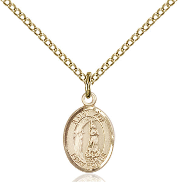 Gold Filled St. Zoe of Rome Pendant