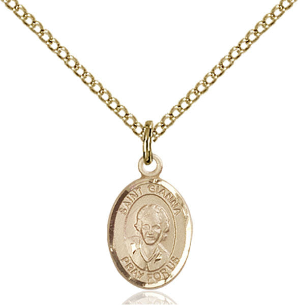 Gold Filled St. Gianna Pendant