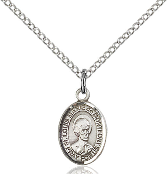 Sterling Silver St. Louis Marie De Montfort Pendan