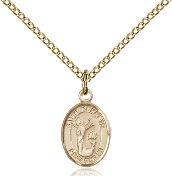 Gold Filled St. Kenneth Pendant