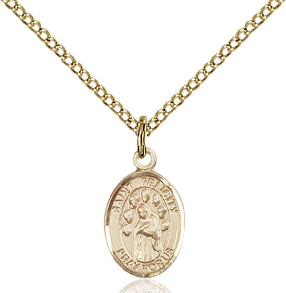 Gold Filled St. Felicity Pendant
