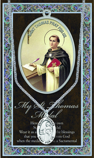St. Thomas Necklace & Chain with Picture Folder