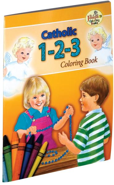 Catholic 1-2-3 Coloring Book