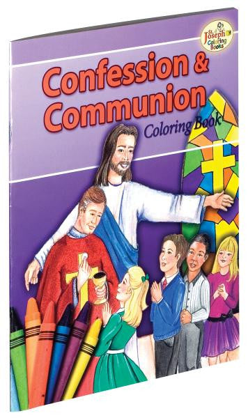 Confession And Communion Coloring Book