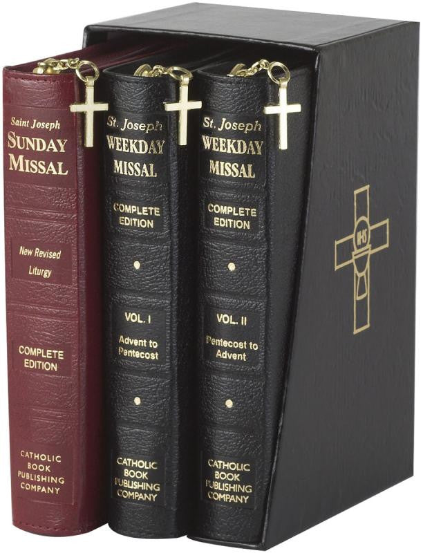St. Joseph Missal Gift Set of 3 (Zipper)