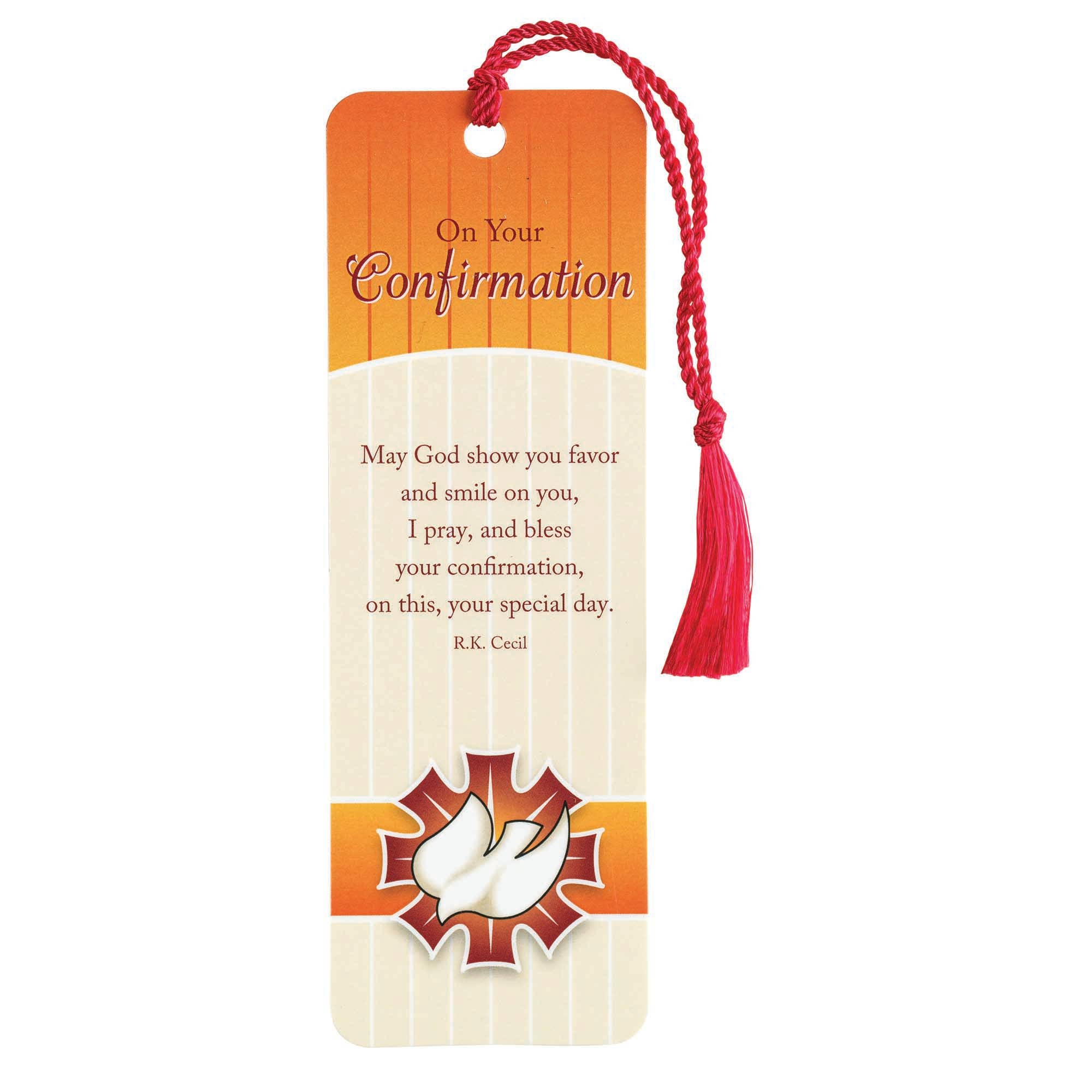 Bookmark Tassel Confirmation Paper 2X6