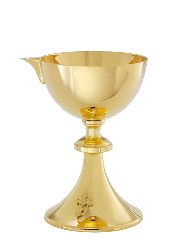 Chalice with Pouring Spout and Well Paten