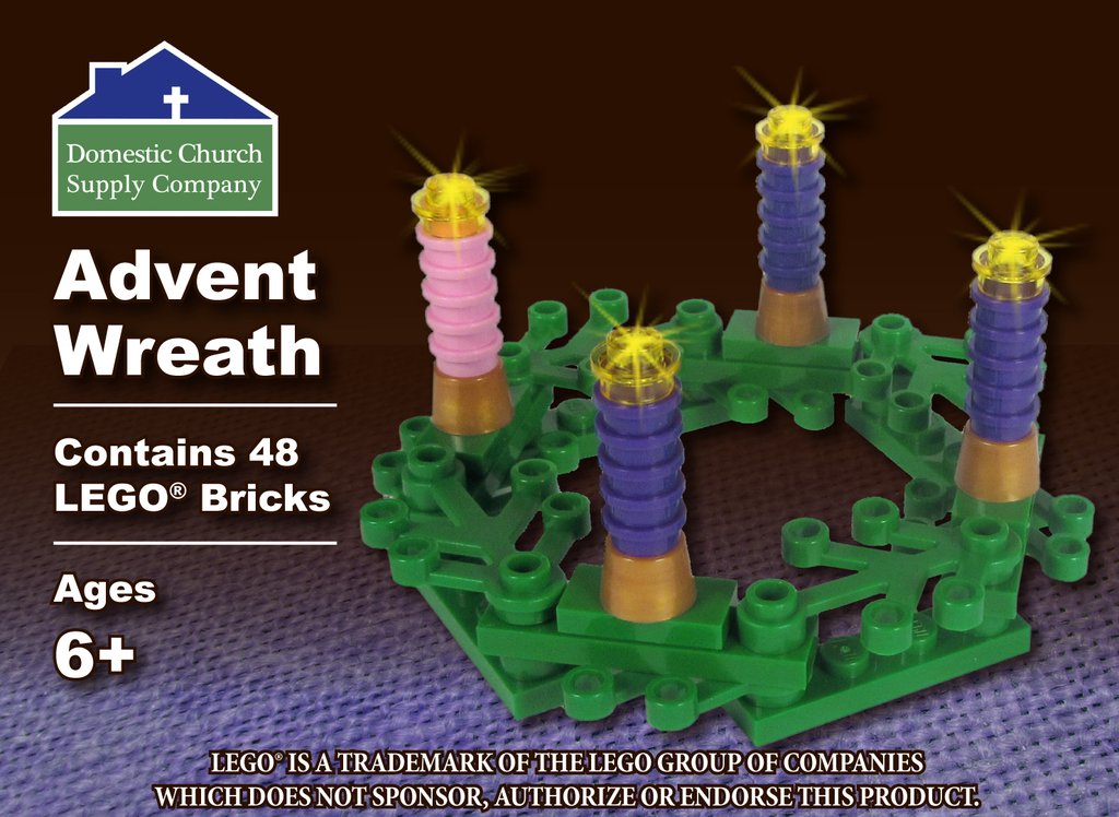 Advent Wreath with LEGO® Bricks