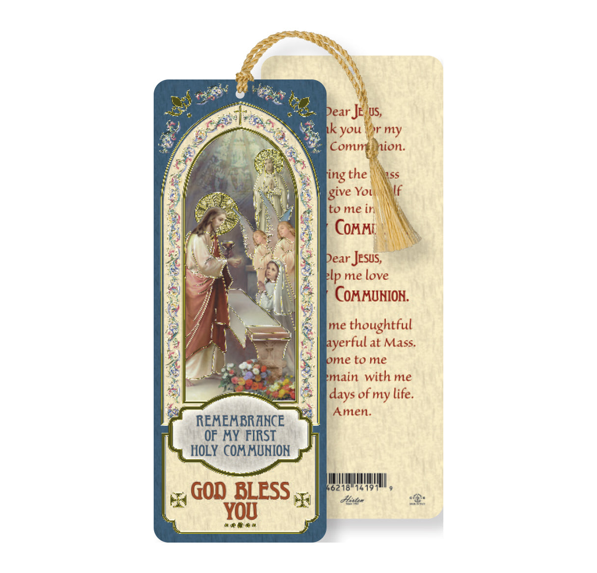 First Communion Girl Bookmark