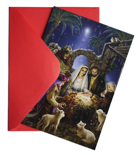 Greeting Card Advent Calendar 5"x7"