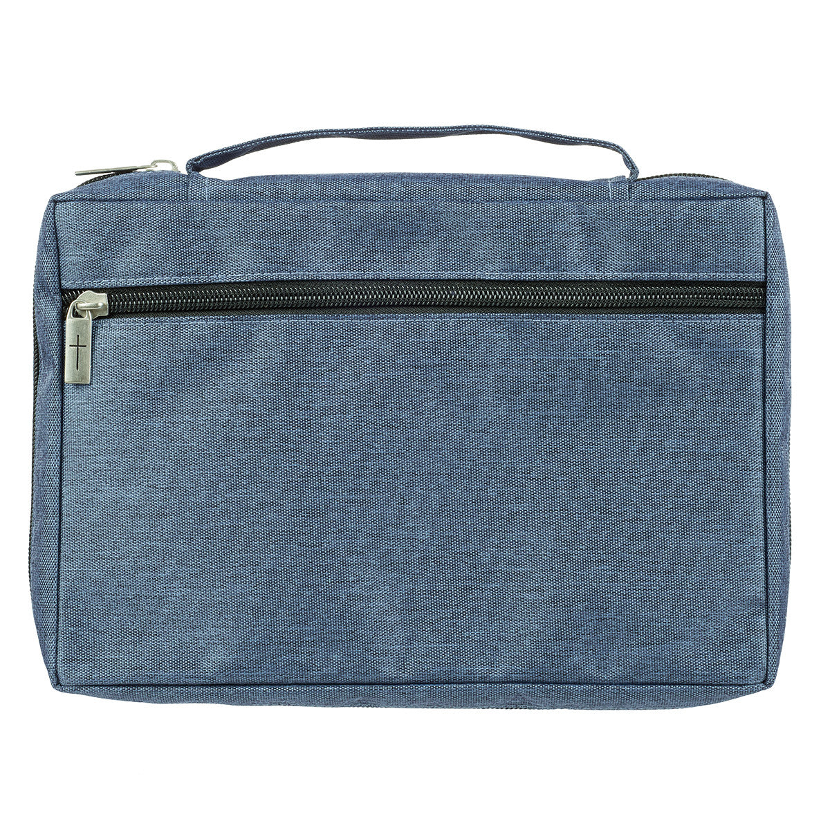 I Can Do All Things Blue Poly-Canvas Bible Cover - Philippians 4:13