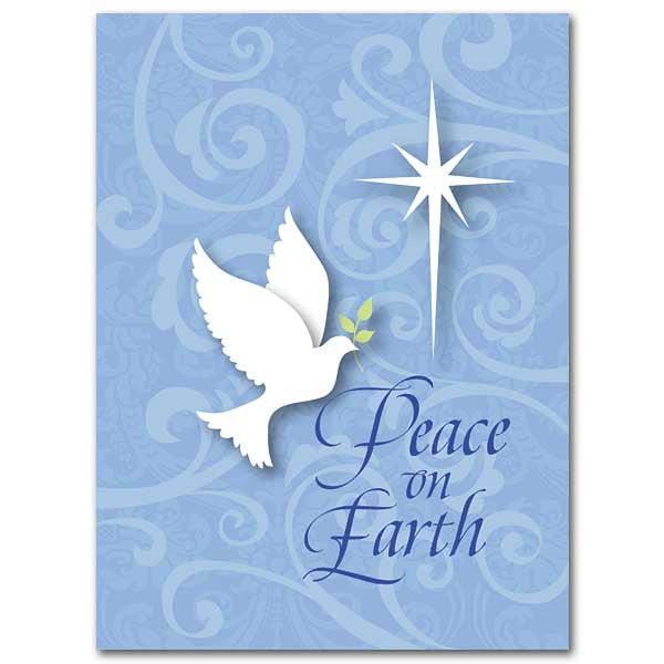 Peace On Earth (Dove And Star) Spirit Of Christmas Card