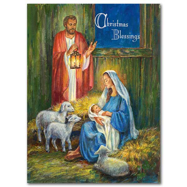 Christmas Blessings (Nativity) Spirit Of Christmas Card